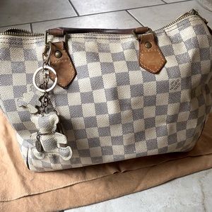 Authentic Louis Vuitton Damier Azur Speedy 30
